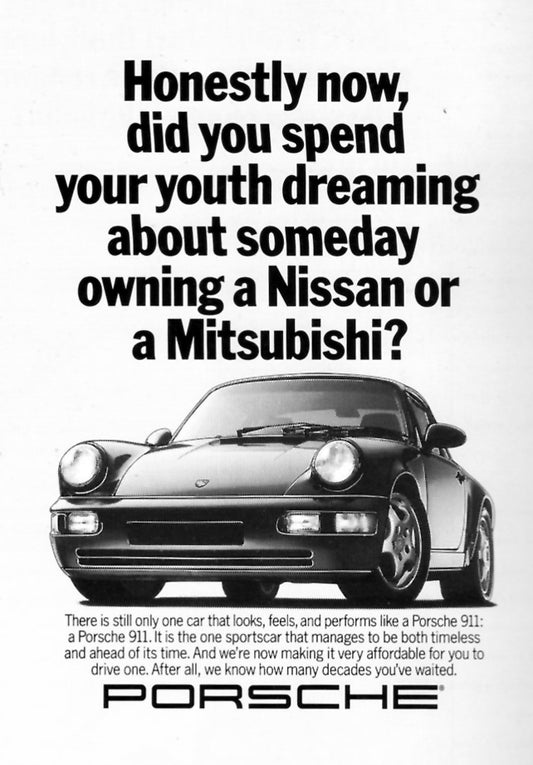 The Allure Of Vintage Porsche Ads: A Glimpse Into Timeless Automotive Marketing